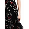 Dámské šaty DESIGUAL CAMBRIDGE 2000 BLACK - DESIGUAL - 23SWVK15 2000 VEST CAMBRIDGE