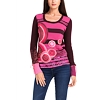 Dámské triko DESIGUAL TS_ALICIA 3063 ROSA PRIMULA - DESIGUAL - 47T2520 3063 TS_ALICIA
