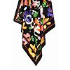 Dámský šátek DESIGUAL HIGH FLOWERS SQUARE 9021 MATERIAL FINISHES - DESIGUAL - 23WAWA20 9021 FOU HIGH FLOWERS SQUARE