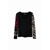 Dámská halenka DESIGUAL HERY 2000 BLACK - DESIGUAL - 23WWTKBQ 2000 TS HERY