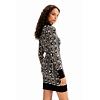 Dámské šaty DESIGUAL FRANCESCA-LACROIX 2000 BLACK - DESIGUAL - 23WWVF01 2000 VEST FRANCESCA-LACROIX