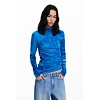 Dámský svetr DESIGUAL 25WWJF38 5000 JERS OTTAWA 5000 BLUE
