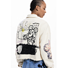 Dámská mikina DESIGUAL 25WWSK16 1001 SWEAT DISNEY MICKEY 1001 WHITE - DESIGUAL - 25WWSK16 1001 SWEAT DISNEY MICKEY