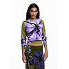 Dámská sukně DESIGUAL 25WWFK03 4010 FAL TULLEFLOWERS LACROIX 4010 GREEN - DESIGUAL - 25WWFK03 4010 FAL TULLEFLOWERS LACROIX