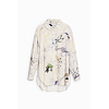 Dámská košile DESIGUAL 25WWCW14 1001 CAM NEWSARTY 1001 WHITE - DESIGUAL - 25WWCW14 1001 CAM NEWSARTY