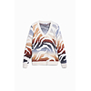 Dámský svetr DESIGUAL 25WWJF21 1011 JERS WASILLA 1011 WHITE - DESIGUAL - 25WWJF21 1011 JERS WASILLA