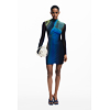 Dámské šaty DESIGUAL 25WWVK43 5080 VEST SHIRA 5080 BLUE - DESIGUAL - 25WWVK43 5080 VEST SHIRA