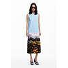 DESIGUAL 25WWVW07 5002 VEST PLISADO PAISAJE 5002 BLUE - DESIGUAL - 25WWVW07 5002 VEST PLISADO PAISAJE