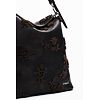 Dámský batůžek DESIGUAL 25WAKP16 6009 BACK STENCIL FLOCADO JERSEY 2.0 MINI 6009 BROWN - DESIGUAL - 25WAKP16 6009 BACK STENCIL FLOCADO JERSEY 2.0 MINI