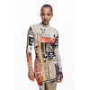 Dámské zimní šaty DESIGUAL LYRA Multicolor - DESIGUAL - 25WWVK30 9019 VEST LYRA