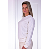 Dámská mikina HAJO D Sweatshirt platzierte Aus- Bílá - HAJO - 10679 278 D Sweatshirt platzierte Aus