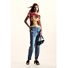 Dámské triko DESIGUAL BUGS Multicolor - DESIGUAL - 26SWTK27 9019 TS BUGS LACROIX