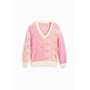 Dámský svetr DESIGUAL BRISTOL Růžová - DESIGUAL - 26SWJF39 3049 JERS BRISTOL
