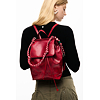 Dámský batůžek DESIGUAL HALF LOGO LUENA MINI RED Červená - DESIGUAL - 26SAKP20 3000 BACK HALF LOGO LUENA MINI RED