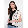 Dámský cardigan Geisha Vest crochet Béžová - Geisha - 64001-10 718 Vest crochet