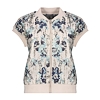 Dámská bunda Geisha Bomber jacquard Béžová - Geisha - 65355-14 685 Sleeveless bomber jacquard