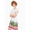 Dámské šaty DESIGUAL DENVER 1000 BLANCO - DESIGUAL - 19SWVW64 1000 VEST_DENVER