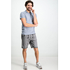 Pánské bermudy GARCIA SHORT 3839-mist grey - GARCIA - E91361 3839 men`s short