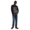Pánské triko DESIGUAL EZEQUIEL 2000 NEGRO - DESIGUAL - 19WMTK85 2000 TS_EZEQUIEL