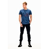 Pánské triko GARCIA mens T-shirt ss 2614 storm blue - GARCIA - S01002 2614 mens T-shirt ss