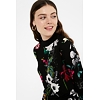 Dámské triko DESIGUAL INDIANA 2000 BLACK - DESIGUAL - 20WWTKAA 2000 TS_INDIANA