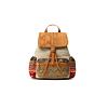 Dámský batůžek DESIGUAL TRIPATCH TRIBECA MEDIUM 6075 CAMEL OSCURO - DESIGUAL - 21SAKA34 6075 BACK_TRIPATCH TRIBECA MEDI