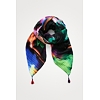Dámský šátek DESIGUAL PLEATED FOCUS RECTANGLE 2000 NEGRO