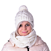 Dámská zimní čepice KERBO W KABU 001 bílá