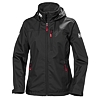 Dámská jachtařská bunda HELLY HANSEN W CREW HOODED JACKET 992 black