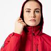 Dámská jachtařská bunda HELLY HANSEN W CREW HOODED JACKET 162 red - Helly Hansen - 33899 162 W CREW HOODED JACKET