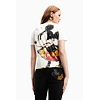 Dámské triko DESIGUAL PLSD TO MEET U MICKEY 1000 BLANCO - DESIGUAL - 22WWTK80 1000 TS_PLSD TO MEET U MICKEY