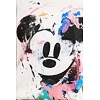 Dámské triko DESIGUAL MICKEY CRASH 1000 WHITE - DESIGUAL - 23SWTK59 1000 TS MICKEY CRASH