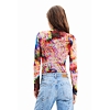 Dámská halenka DESIGUAL DANA 9019 MATERIAL FINISHES - DESIGUAL - 23SWQK27 9019 BODY DANA