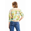 Dámská mikina DESIGUAL BUGS UKELELE 4012 GREEN - DESIGUAL - 23SWSK60 4012 SWEAT BUGS UKELELE