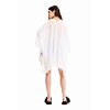 Dámské pončo DESIGUAL FLOWER CLARA 1000 WHITE - DESIGUAL - 23SAWA37 1000 KAFTAN FLOWER CLARA