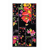 Dámský šátek DESIGUAL FLORES PATCH 2000 BLACK - DESIGUAL - 23WAWA22 2000 FOU FLORES PATCH