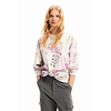 Dámská mikina DESIGUAL PAPER 1000 WHITE - DESIGUAL - 23WWSK08 1000 SWEAT PAPER