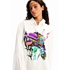 Dámská košile DESIGUAL ROSE- LACROIX 1000 WHITE - DESIGUAL - 23WWCW31 1000 CAM ROSE- LACROIX