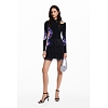 Dámské šaty DESIGUAL 24WWVK34 2000 VEST PENSEE LACROIX 2000 BLACK - DESIGUAL - 24WWVK34 2000 VEST PENSEE LACROIX