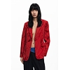 Dámské sako DESIGUAL 25WWEW19 3092 BLAZER FLOCKARTY 3092 RED