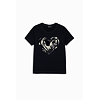Dámské triko DESIGUAL 25WWTK04 2000 TS LETTER CORE 2000 BLACK - DESIGUAL - 25WWTK04 2000 TS LETTER CORE