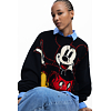 Dámská mikina DESIGUAL 25WWSK14 2000 SWEAT HELLO MICKEY 2000 BLACK - DESIGUAL - 25WWSK14 2000 SWEAT HELLO MICKEY