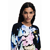 Dámský svetr DESIGUAL 25WWJF46 5025 JERS NENUFAR LACROIX 5025 BLUE - DESIGUAL - 25WWJF46 5025 JERS NENUFAR LACROIX