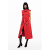 Dámský fashion kabát DESIGUAL 25WWEW17 3092 TRENCH MULTIRED 3092 RED - DESIGUAL - 25WWEW17 3092 TRENCH MULTIRED