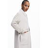 Dámský fashion kabát DESIGUAL 25WWEW59 1008 COAT JINU 1008 WHITE - DESIGUAL - 25WWEW59 1008 COAT JINU