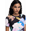 Dámské triko DESIGUAL VIENA Černá - DESIGUAL - 25WWTK52 2000 TS VIENA