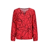 Dámská halenka HAJO D Shirt Blütendruck abstrakt Červená - HAJO - 10609 339 D Shirt Blütendruck abstrakt