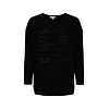 Dámská mikina HAJO D Sweatshirt Strukturware Černá - HAJO - 10672 100 D Sweatshirt Strukturware