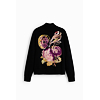 Dámský svetr DESIGUAL BIRD LACROIX Černá - DESIGUAL - 25WWJF04 2000 JERS BIRD LACROIX