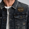 Pánská jeans bunda PME LEGEND Denim jacket with badges Modrá - PME LEGEND - PDJ2508715 DCV Denim jacket with badges